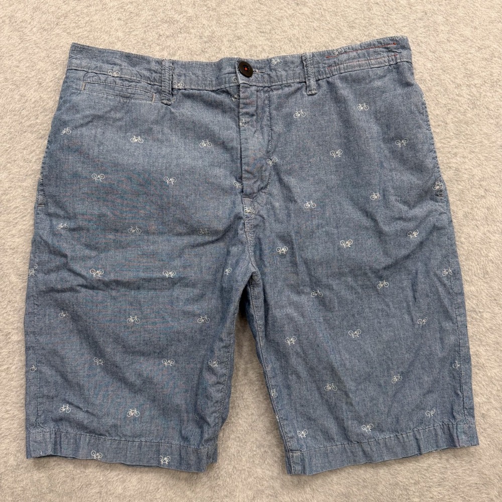 Hiroshi Kato Shorts Mens 32 Blue Beach Cruiser Cotton Made in USA
